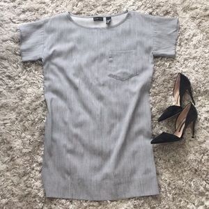 NY&Co Gray Sheath Dress, size small